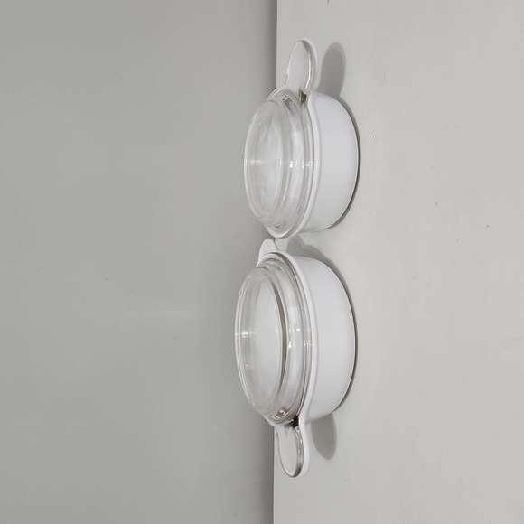 Vintage CorningWare Grabit Bowls with Pyrex Lids - Picture 2 of 12